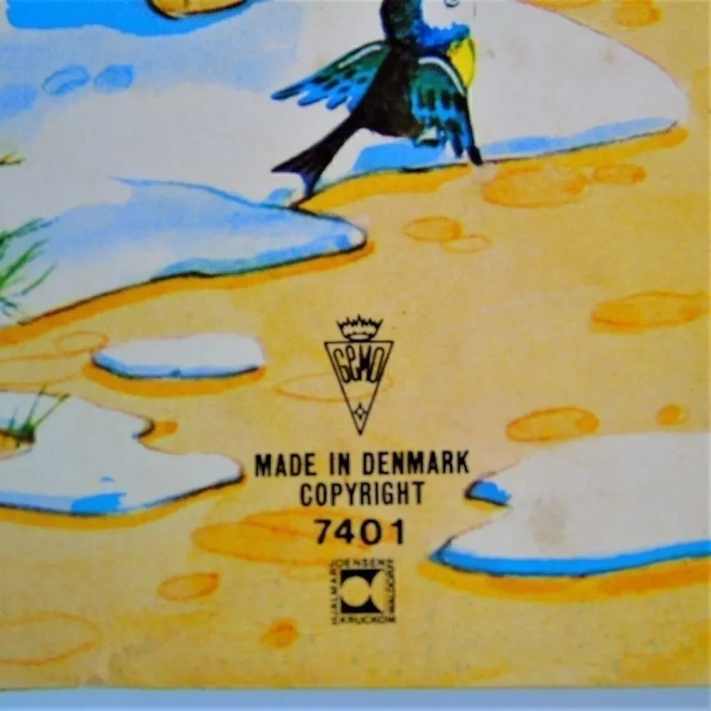 1970s Advent Calendar Nativity Scene GEMO Denmark